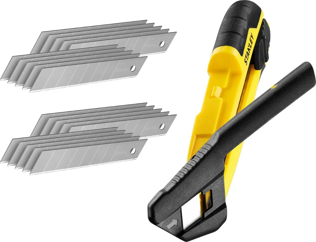 Stanley STHT10501-9 Afbreekmes 18mm QuickSnap + 20 reservemessen