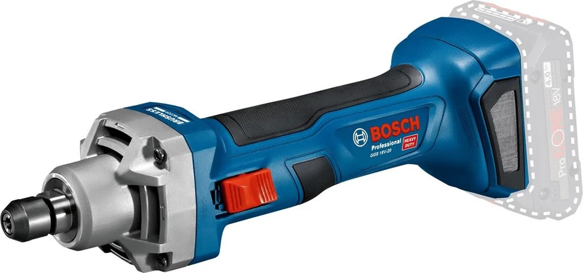 Bosch Professional GGS 18V-20 Accu rechte slijper 18V Basic Body in L-Boxx - 06019B5400