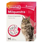 Beaphar Milquestra Ontworming Tabletten Kat 2 - 12 kg 4 tabletten
