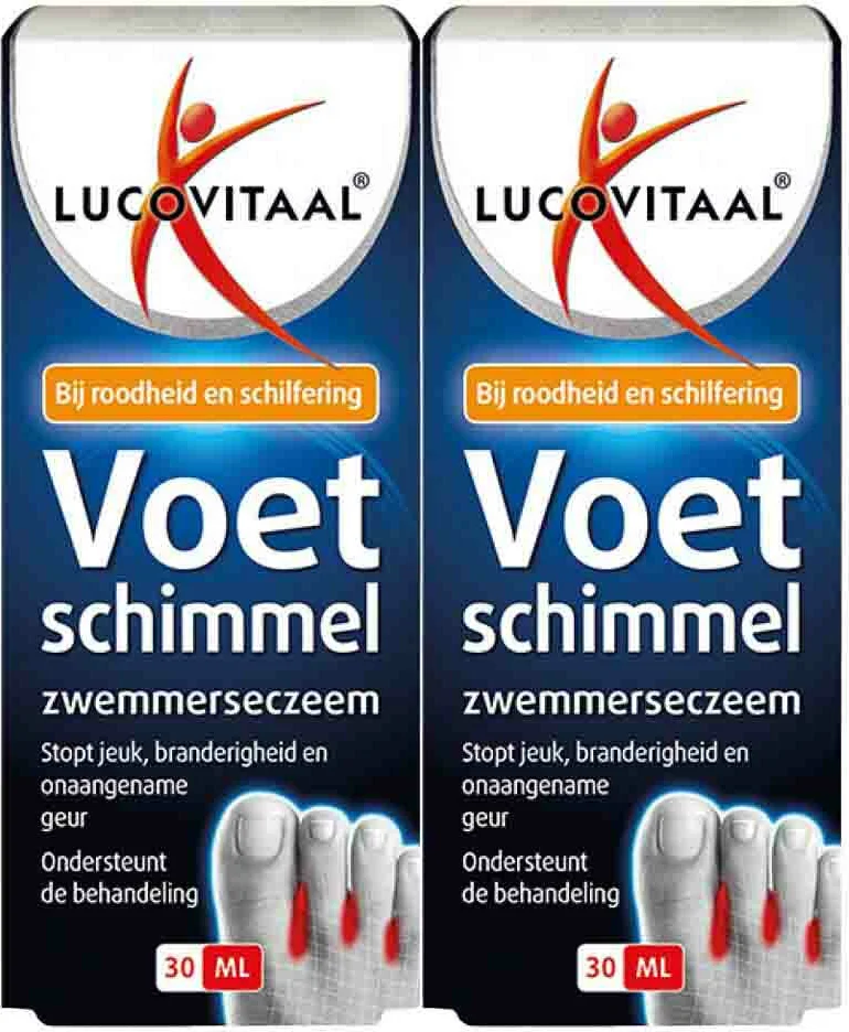 2x Lucovitaal Voetschimmel Zwemmerseczeem 30 ml
