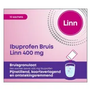 Linn Ibuprofen Bruis Sachets 400mg 10ST
