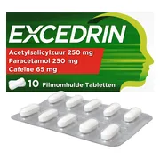 Excedrin Filmomhulde Tabletten, bij migraine en hoofdpijn 10ST