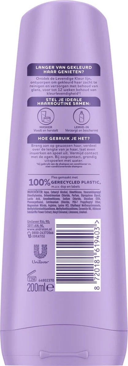 Andrélon Conditioner Levendige Kleur 200 ml