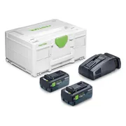 Festool SYS 18V 2xTBX8/SCA16 Energie-set in Systainer - 578814