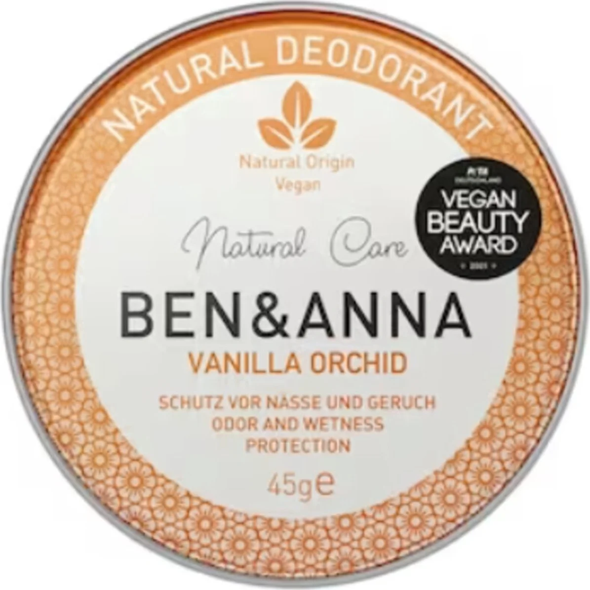 Ben & Anna Deodorant Crème - Vanilla Orchid 45GR