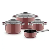 WMF Fusiontec Mineral Pro Pannenset 4-delig Rose Quartz