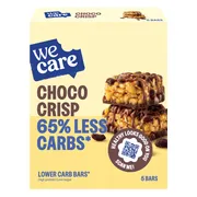 WeCare Low Carb Choco Crisp Bars 150GR