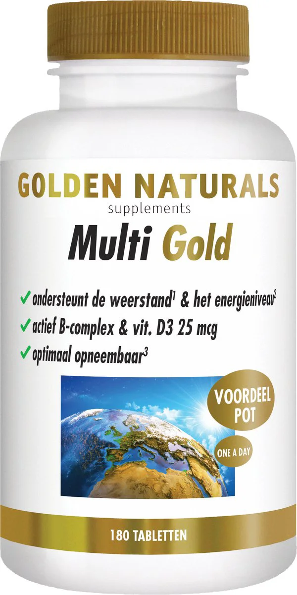 Golden Naturals Multi Gold 180 tabletten