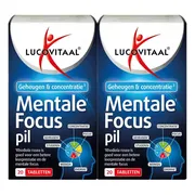 2x Lucovitaal Mentale Focus Pil 20 tabletten