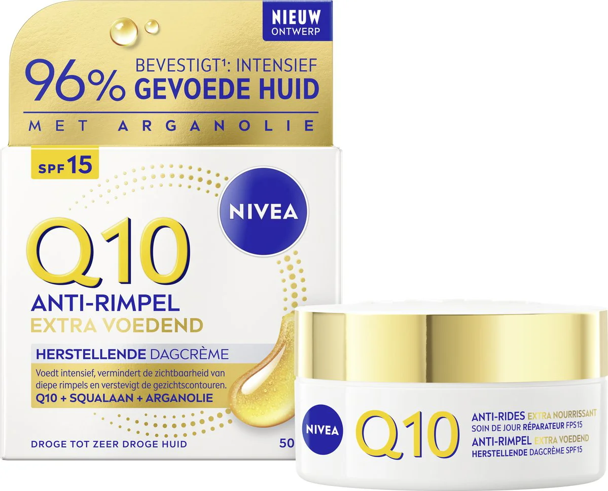 NIVEA Q10 Dagcrème Extra Voedend SPF 15 50 ml