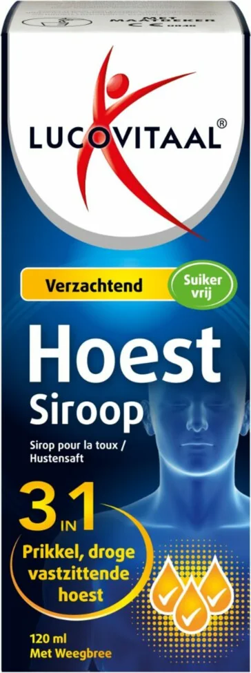 3x Lucovitaal Hoestsiroop 120 ml