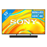 Sony Bravia 5 55" XR Mini-led (2025) + Sony HT-S2000 Zwart