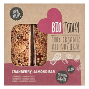 BioToday Cranberry-Almond Bar 75GR