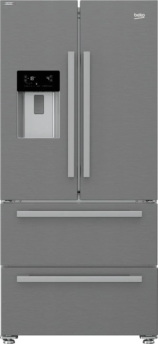 Beko GNE60530DXN - Amerikaanse koelkast - French Door - RVS