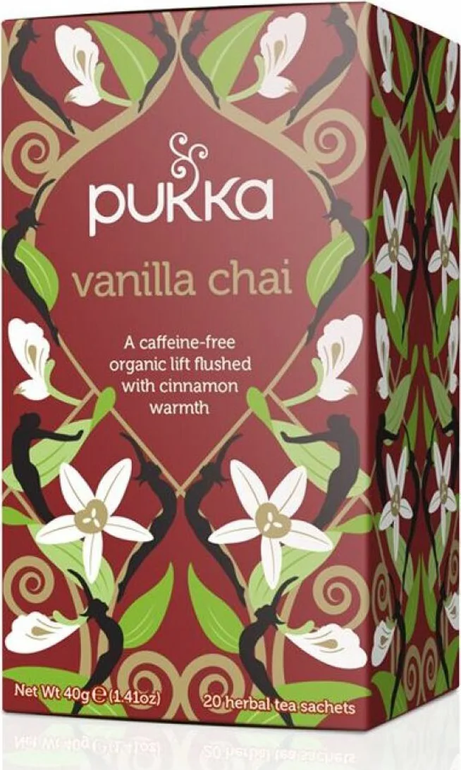 3x Pukka Biologische Thee Vanilla Chai 20 stuks