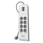 Belkin Surge Protector 8 outlet 2 meter 2x usb