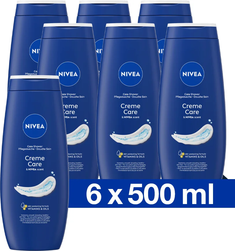 6x NIVEA Douchecrème Rich Moisture 500 ml