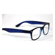 Melleson Optics Leesbril Wayfarer Mat Blauw +1.00
