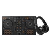 Pioneer DJ DDJ-FLX4 + Pioneer DJ HDJ-X7 Zwart