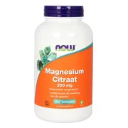 NOW Magnesium Citraat 200mg Tabletten 250TB