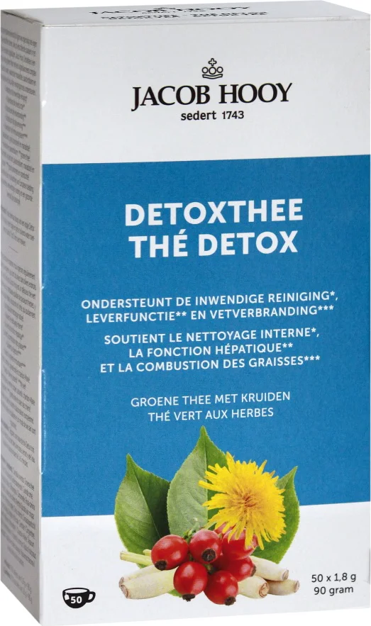 Jacob Hooy Detox Theezakjes 50ST