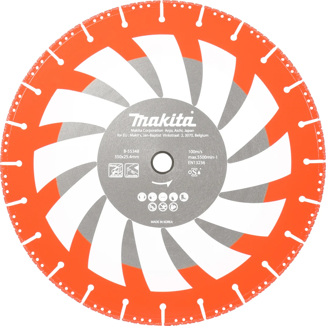 Makita B-55348 Diamantschijf Rescue | 350 x 25,4 x 3,4 mm