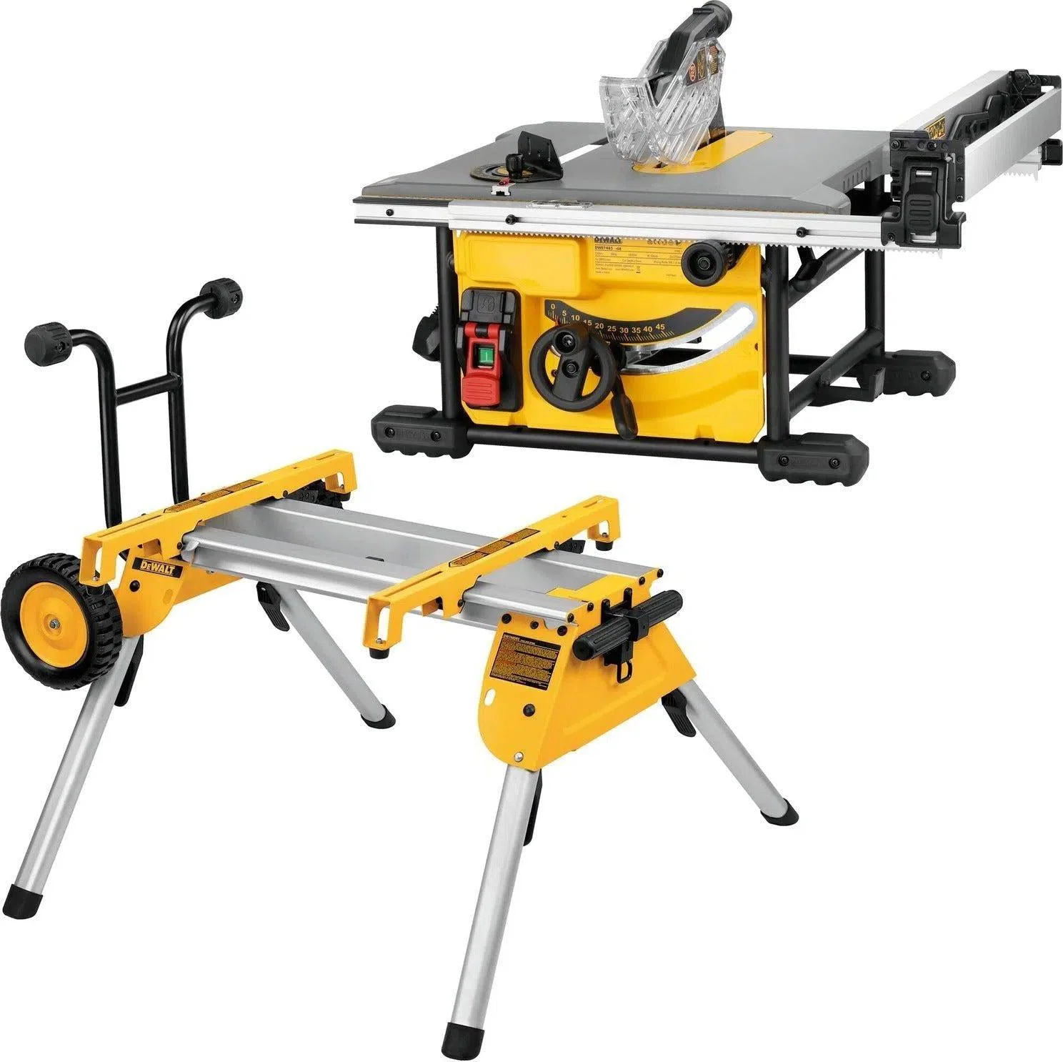 DeWALT DWE7485RS Zaagtafel + Rijdbaar Onderstel