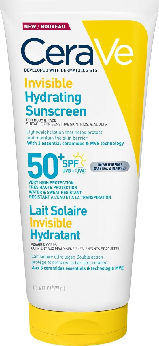 CeraVe Invisible Hydrating Sunscreen SPF50 177ML