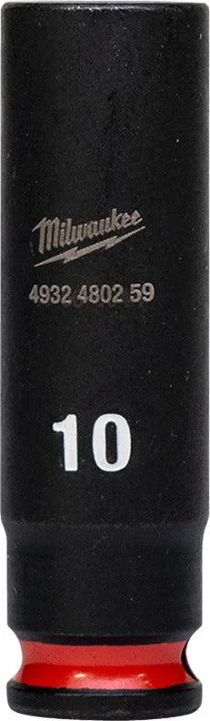 Milwaukee ShockWave™ Krachtdop 1/4" lang | 10 mm - 4932480259