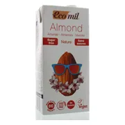 EcoMil Amandeldrank Naturel Bio 1000ml 1LT