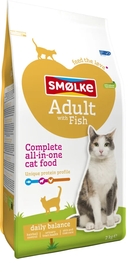 4x Smolke Kattenvoer Adult Vis 2 kg