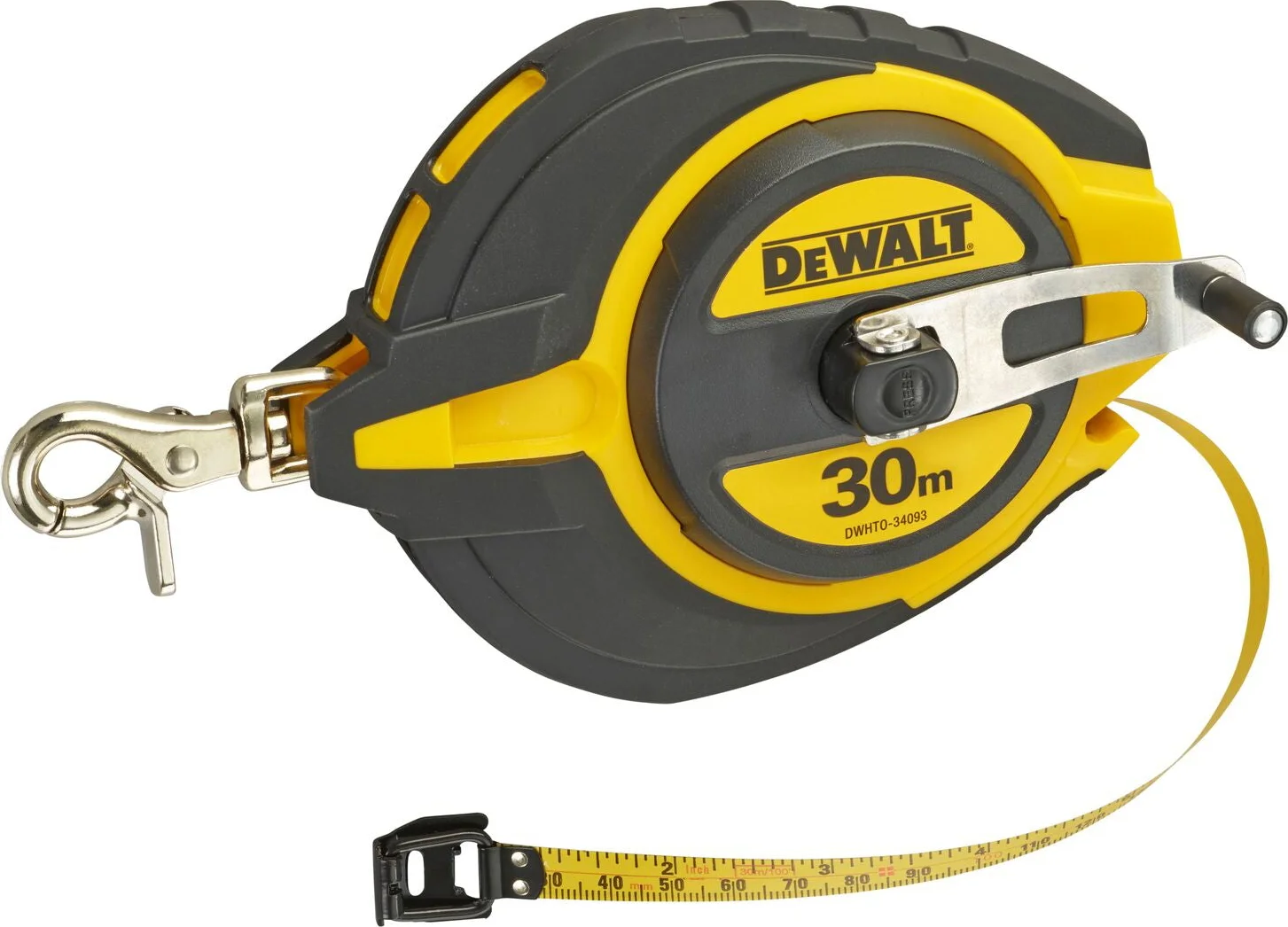 DeWALT DWHT0-34093 Landmeter 30m x 9,5mm Gesloten Kast
