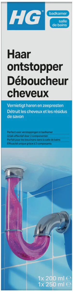 HG Badkamer Haarontstopper 450ML