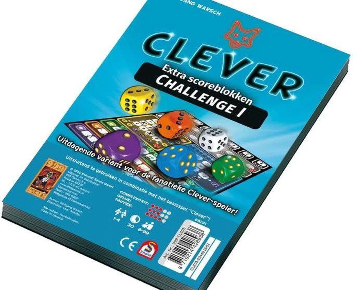 Clever Scoreblokken Challenge I