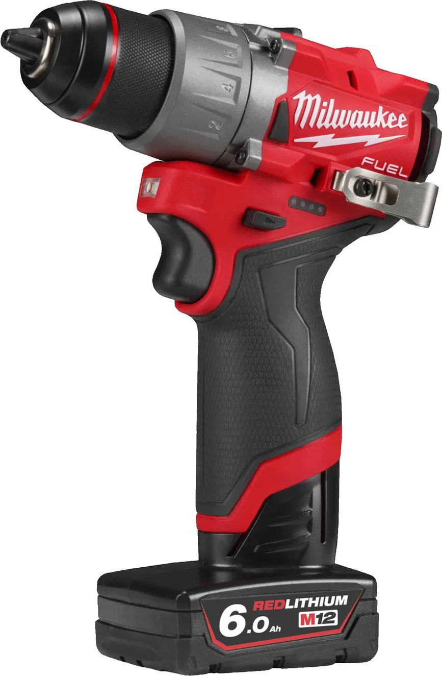 Milwaukee M12 FUEL™ FDD2-602X Accu schroefboormachine 12V 6.0Ah in HD-Box - 4933479875