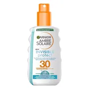 Garnier Ambre Solaire Invisible Protect Refresh Transparente Zonnebrandspray SPF 30 - Aloë Vera & Vitamine E - 200ml