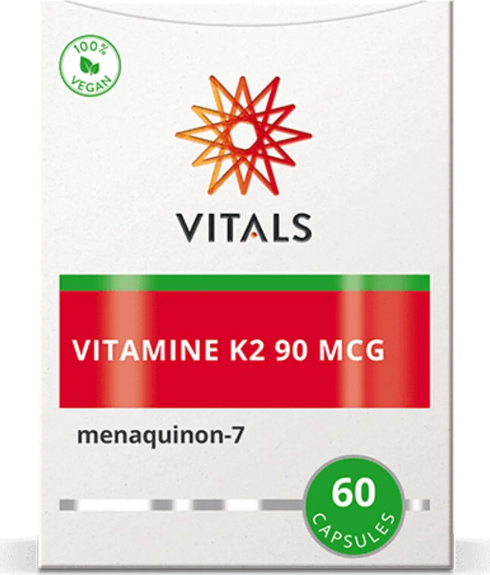 2x Vitals Vitamine K2 90mcg 60 capsules