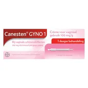 Canesten GYNO 1 Crème - 1 daagse behandeling