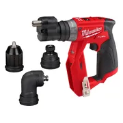 Milwaukee M12 FUEL™ FDDXKIT-0X Accu instalatieboor-/schroefmachine + 4x hulpstukken 12V Basic Body in HD-Box - 4933471332