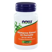 NOW Mariadistel Extract Curcuma Capsules 60CP