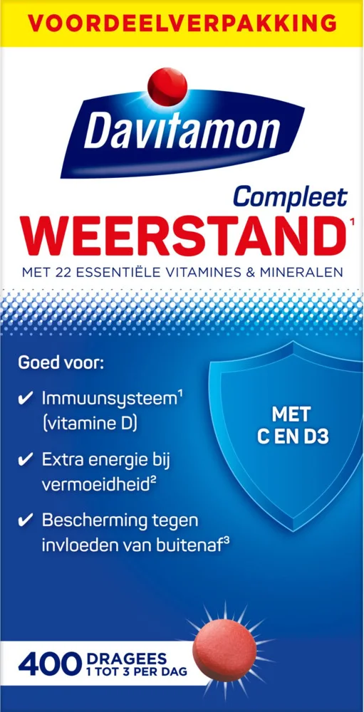 2x Davitamon Compleet Weerstand 400 stuks