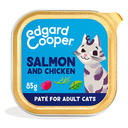 Edgard & Cooper Kattenvoer Adult Pate Zalm - Kip 85 gr