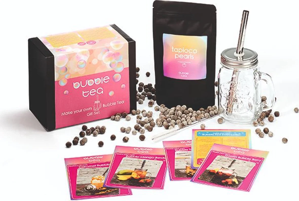 Bubble Tea Starters Kit - Maak nu uw eigen Bubble Tea - 5 recepten om de perfecte Bubble Tea te bereiden! De Thee Sensatie van 2025!
