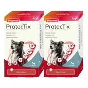 2x Beaphar ProtecTix Hond Anti Vlo & Teek 10-25 kg 4 pipetten