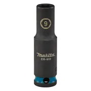 Makita E-16265 Impact Black Krachtdop 3/8" lang | 9 mm