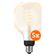 Philips Hue Filament White Ambiance Globe XL 5-pack