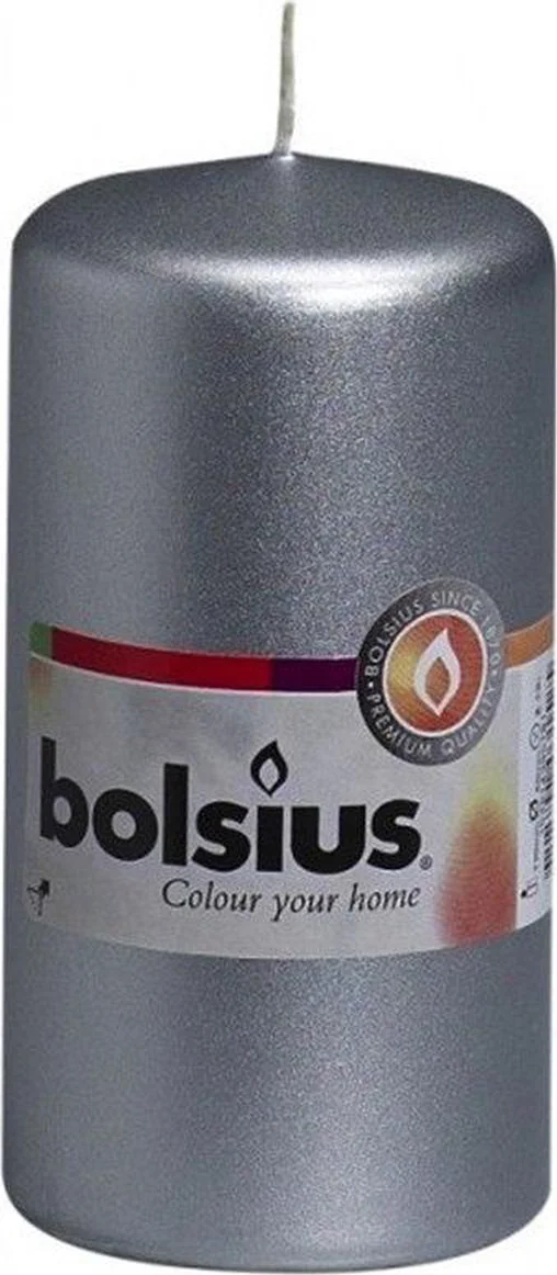 Bolsius Stompkaars Zilver 120/60