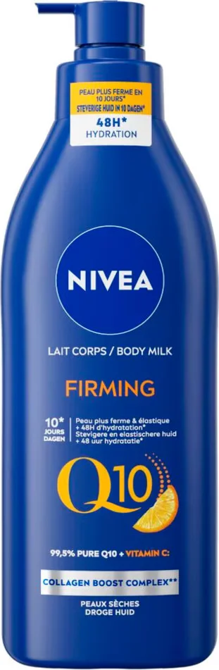 3x NIVEA Body Lotion Firming Milk Q10 400 ml