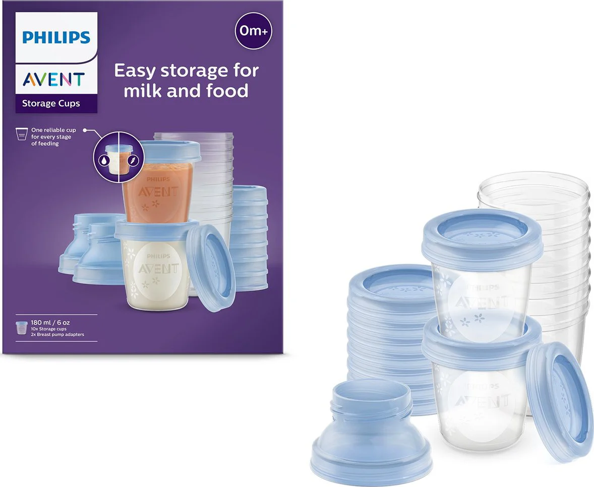 Philips Avent Bewaarbekers voor Babyvoeding 180 ml 5 stuks