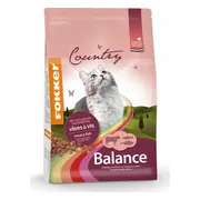 3x Fokker Country Balance Kattenvoer Vlees & Vis 2,5 kg